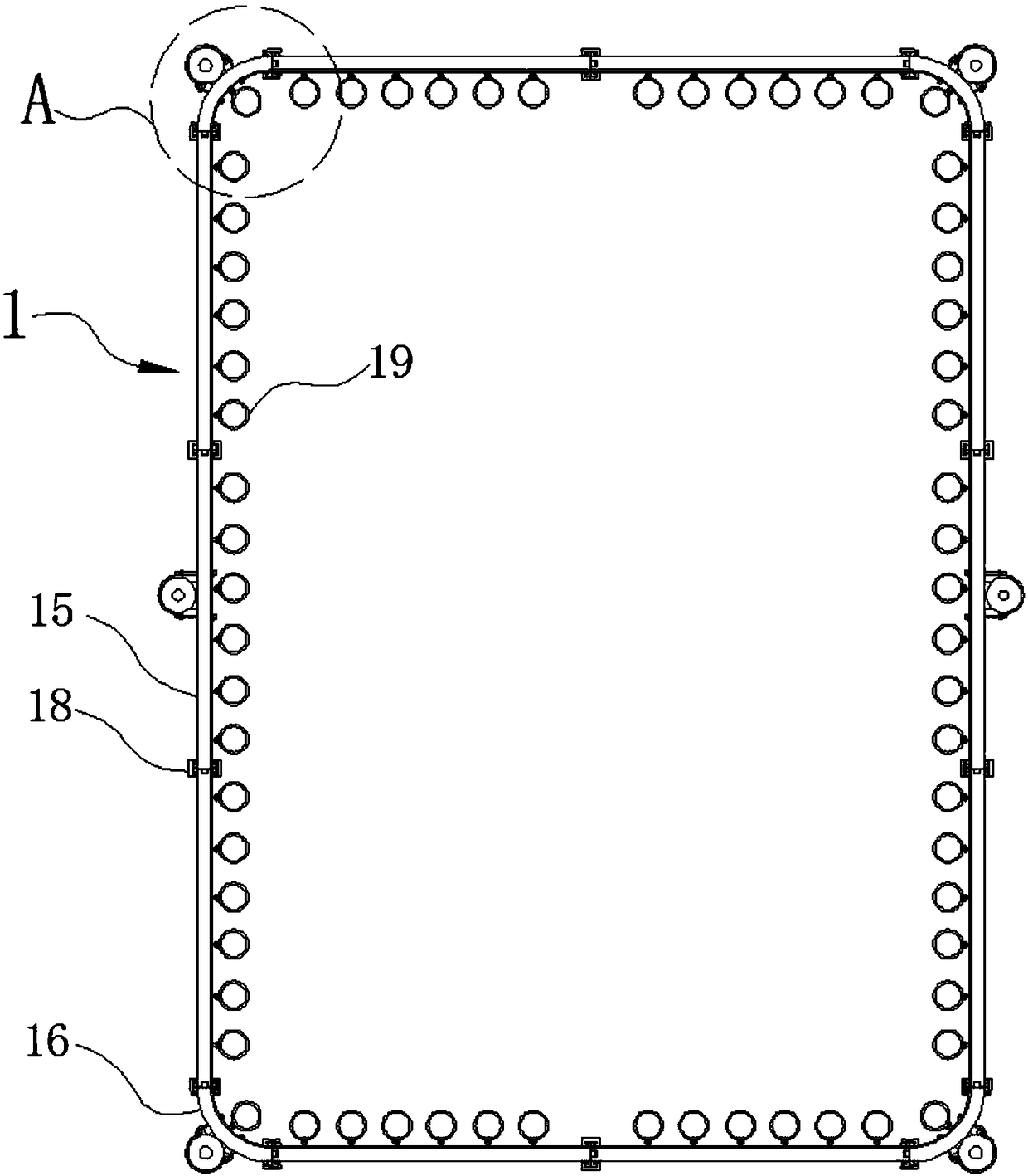 Construction fence and dust control method