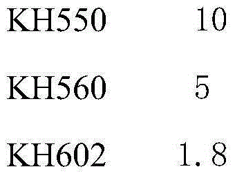 Good caking property two-component hollow glass silicone sealant