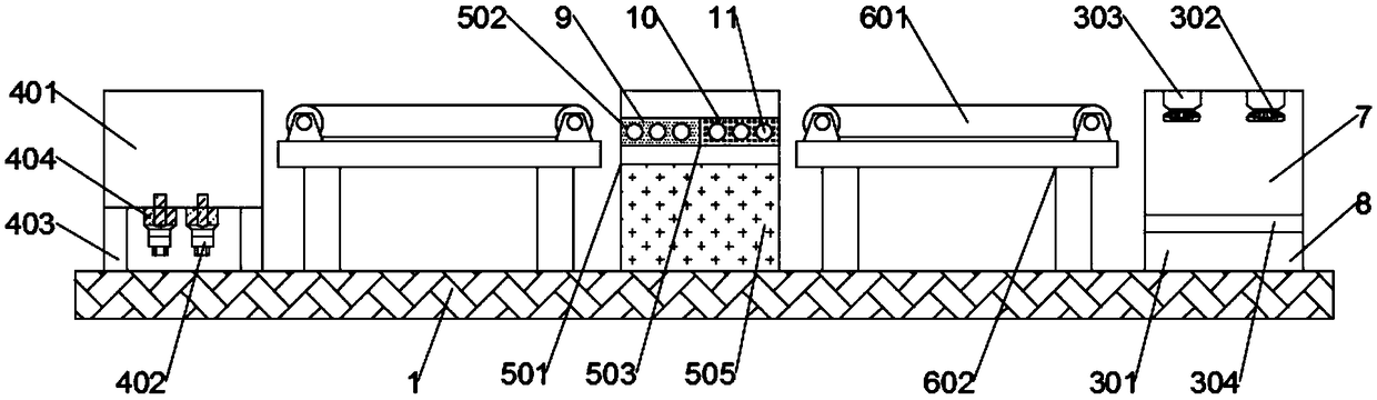 Combined type washing and sterilizing device for office facilities