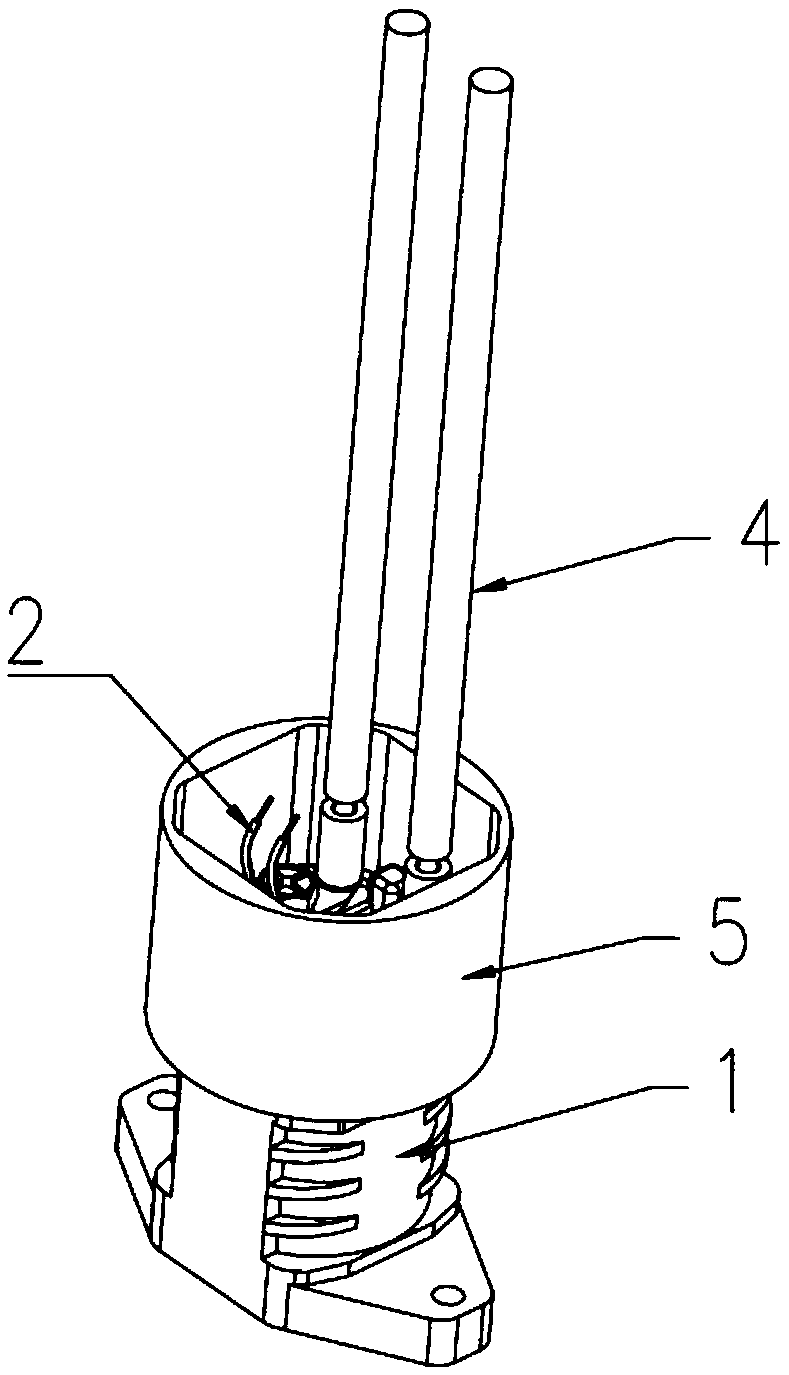 Waterproof direct current contactor