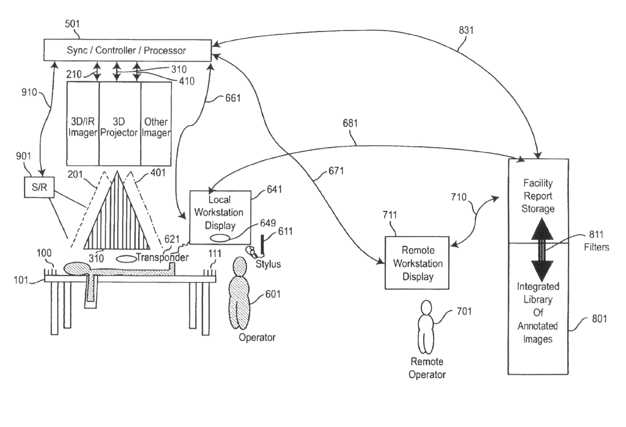 System and method for using three dimensional infrared imaging to provide detailed anatomical structure maps