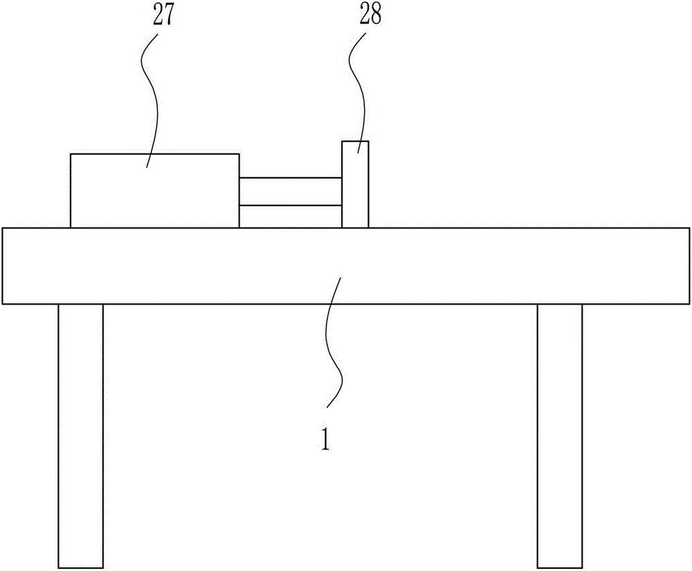 Aluminum material cutting device for hardware machining