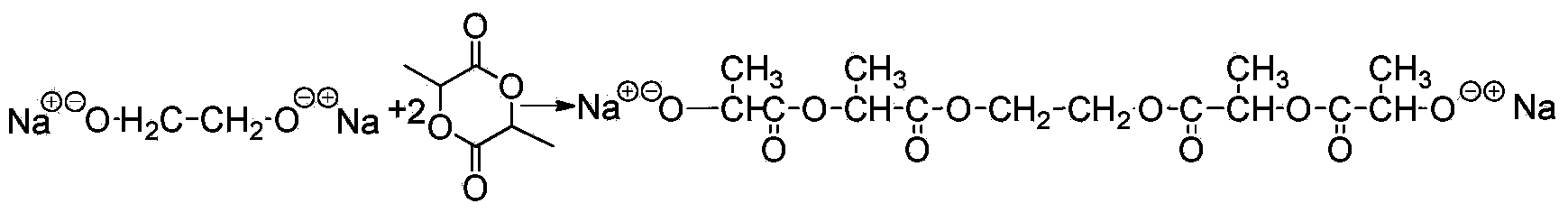 Synthesis method of bola-like polylactic acid with precise controlled molecular structure