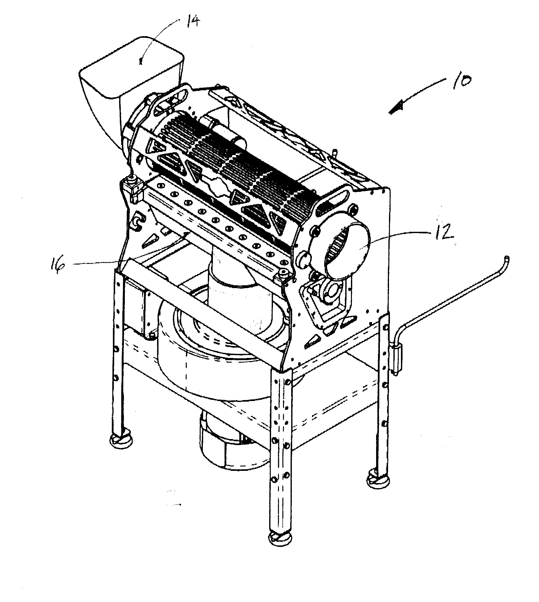 Removable motor housing for a plant material trimming device