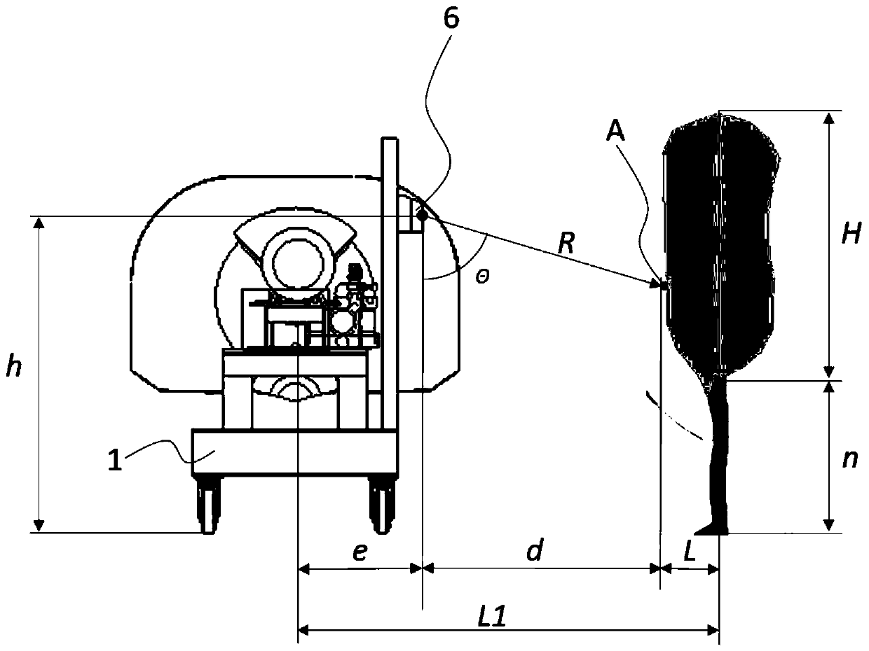 Fruit tree volume-variable spraying system and spraying volume decision making method