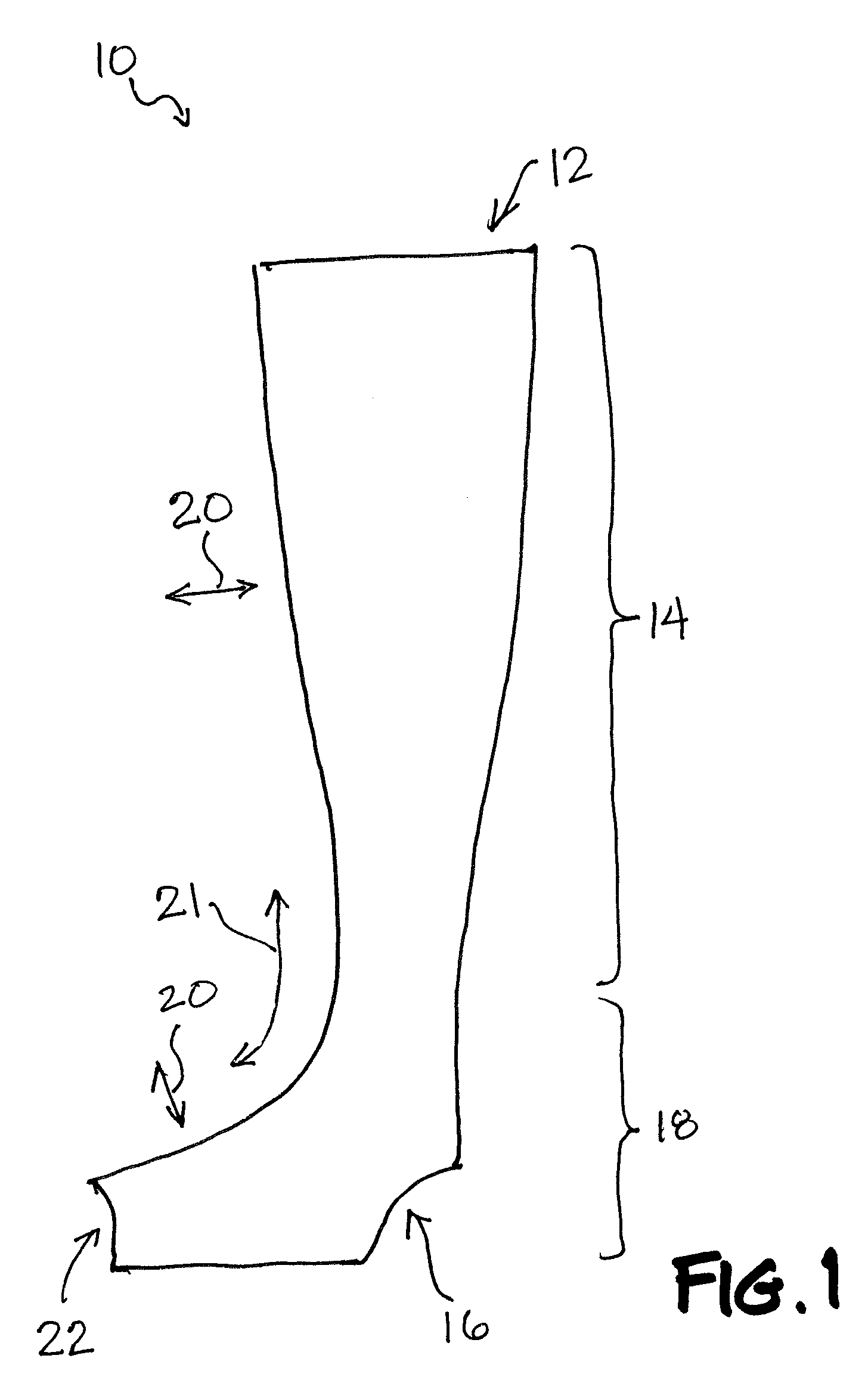 Compressive Garment for Therapeutic Support of the Venous System