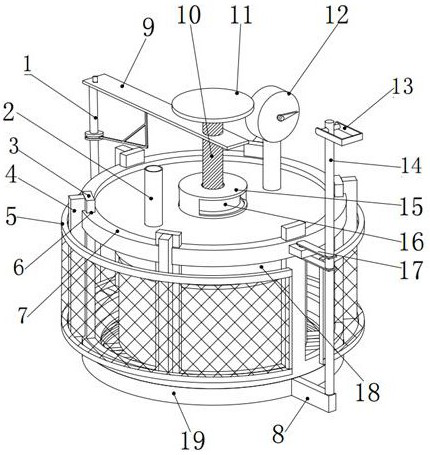 Blank casting cavity pressure detection device