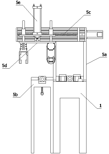 Cleaning, drying and assembling device for cracking crank connecting rod