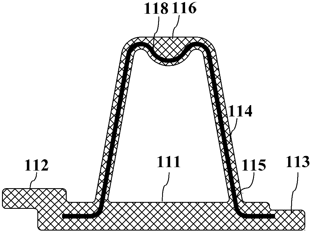 Reinforced thermoplastic composite structure wall pipe and strip and complete-set production device thereof