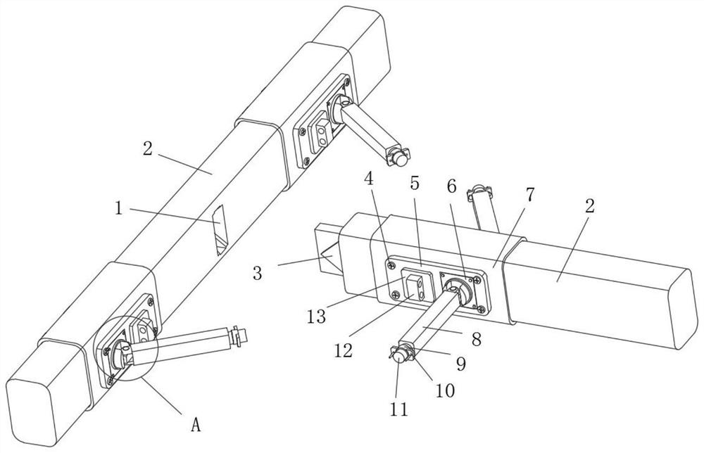 Reinforcing structure for purline tenon