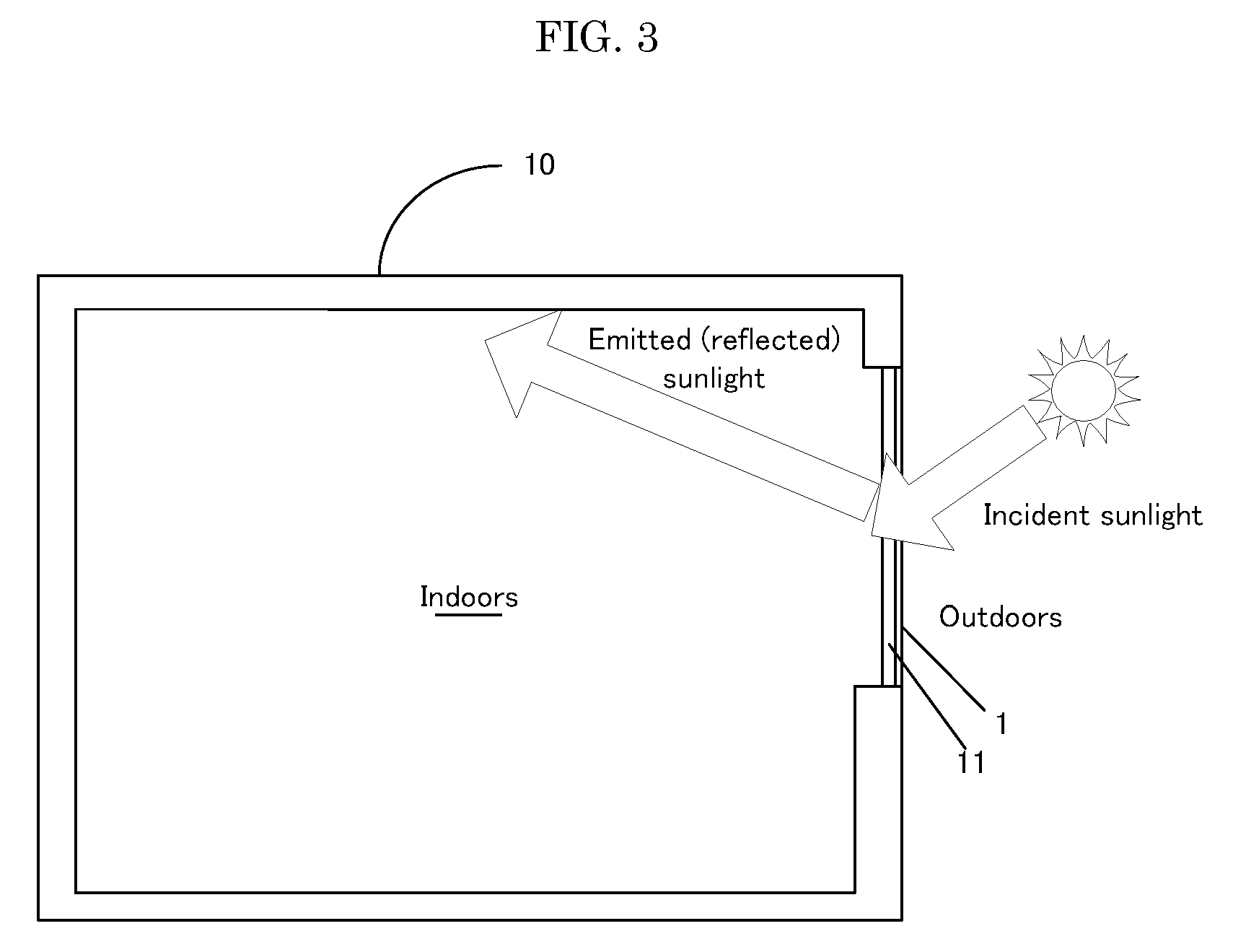 Daylighting film, method for producing the same and window equipped therewith