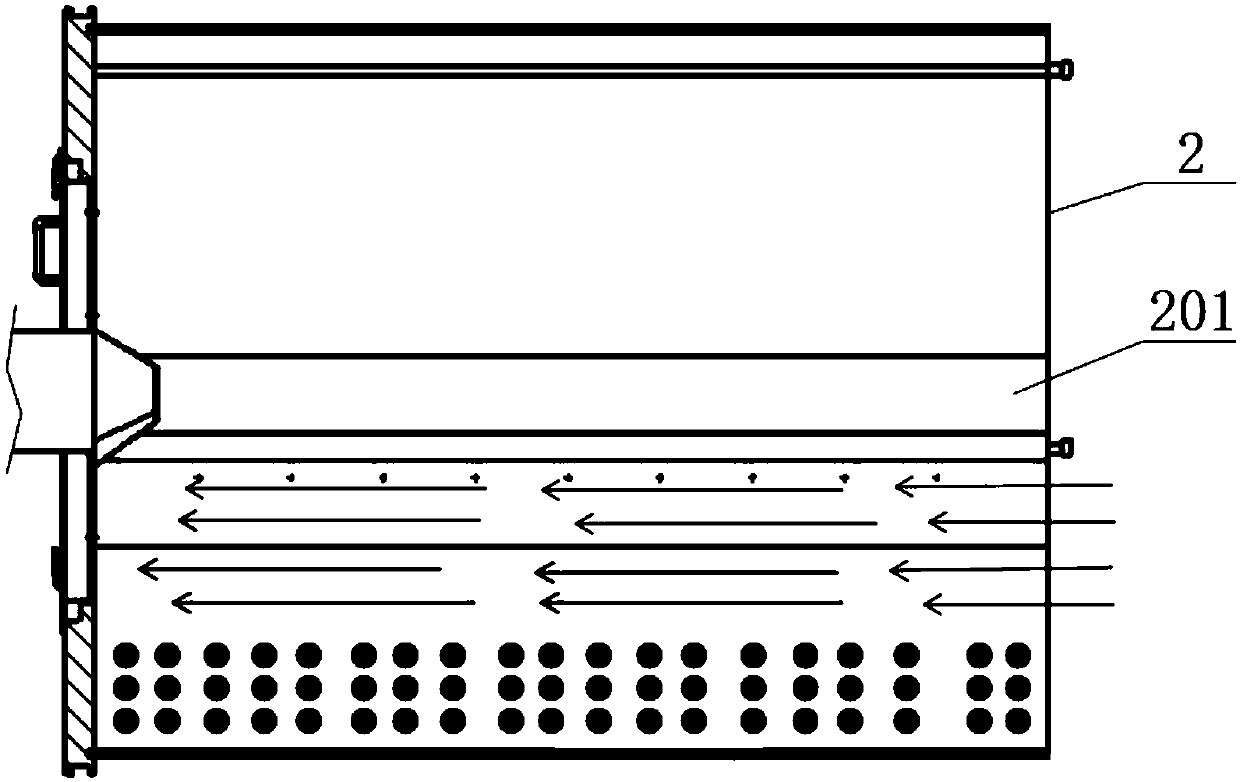 Cigarette blast bead machining equipment and shaping and drying device thereof