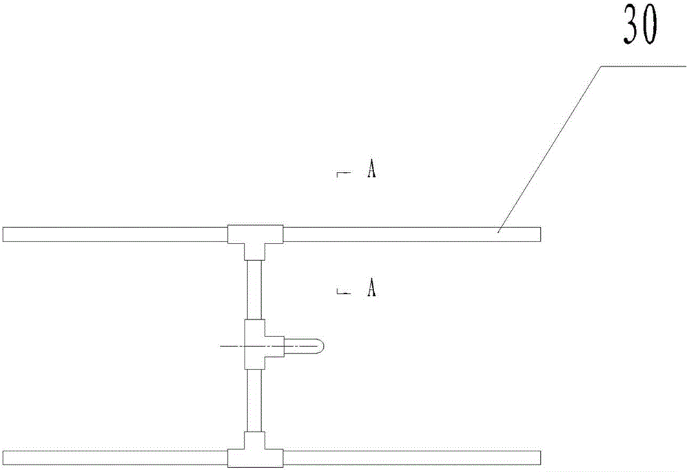 Dissolved air flotation sewage processing device with self-cleaning function