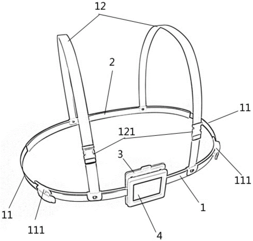 Pressure regulation type children pigeon breast appliance