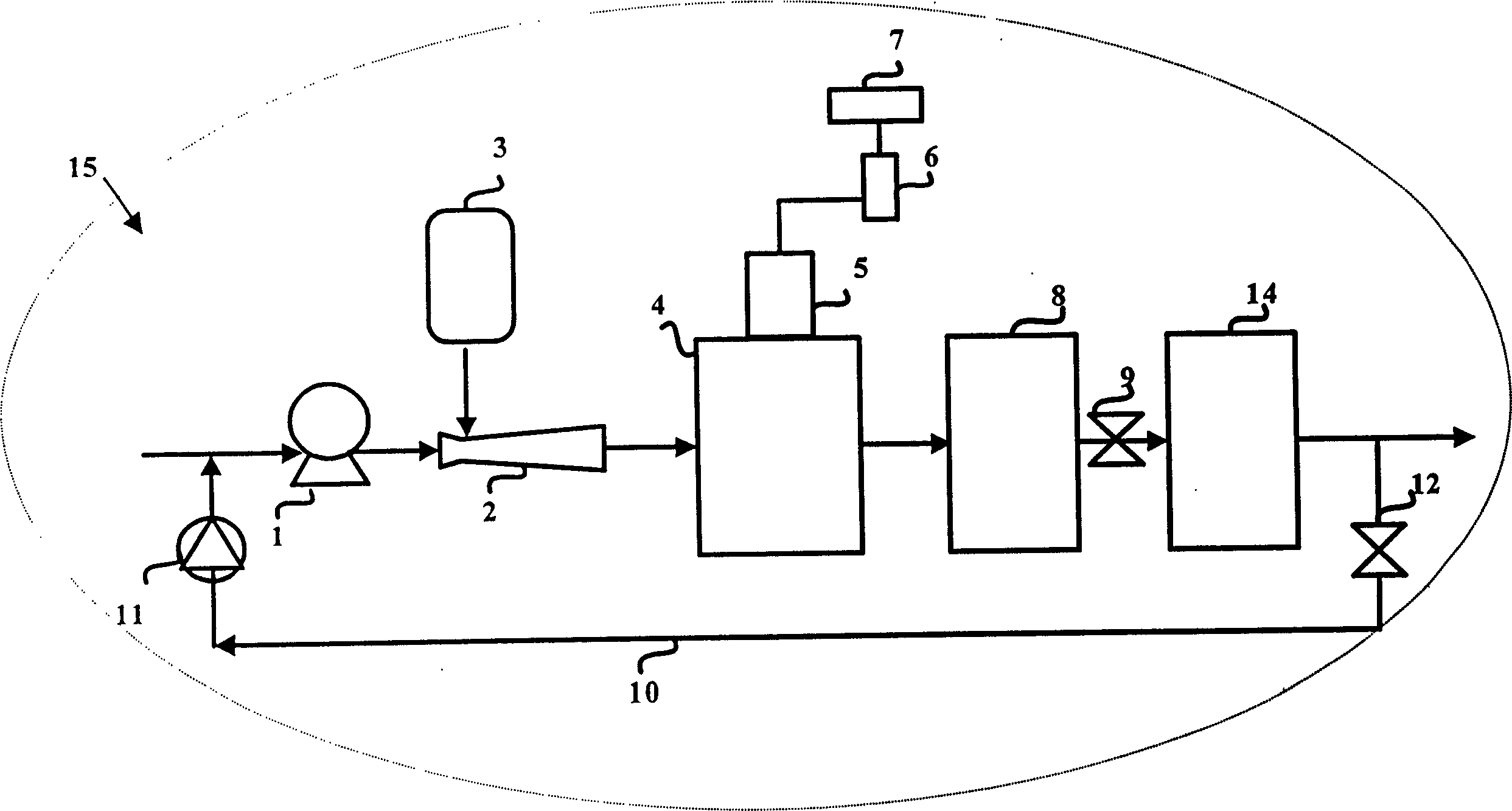 System and method for removing organic oxide from waste water