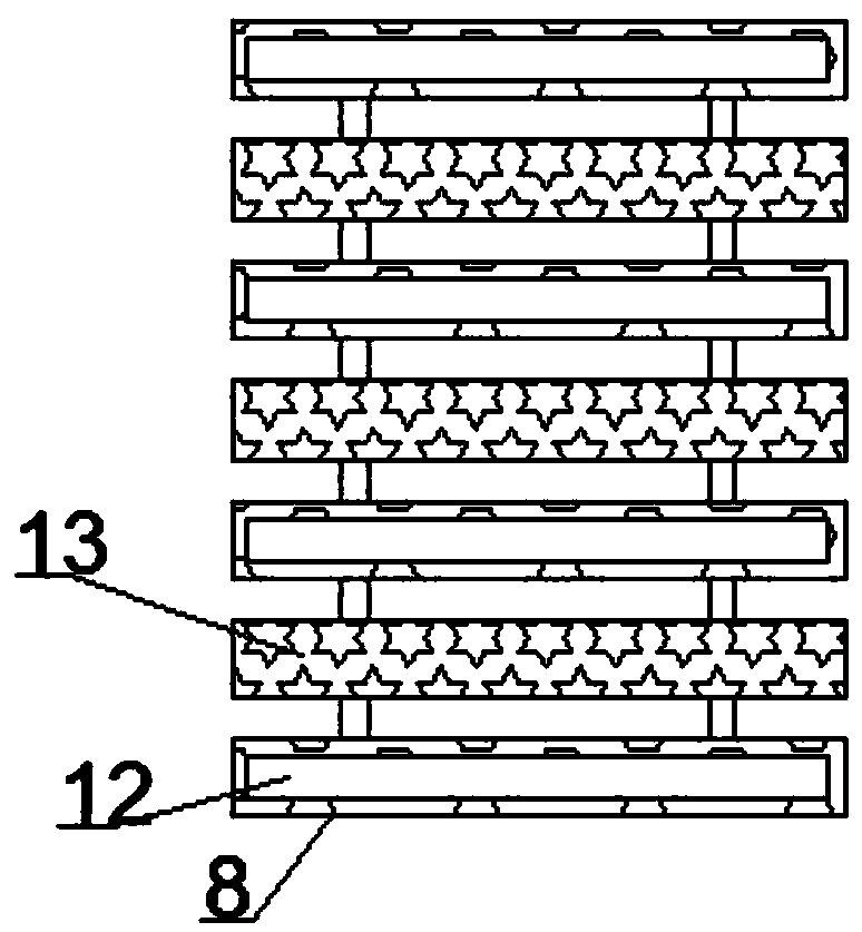 Catching mesh cage with high hidden performance