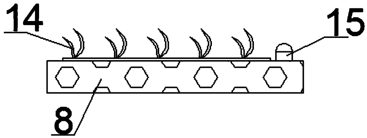 Catching mesh cage with high hidden performance