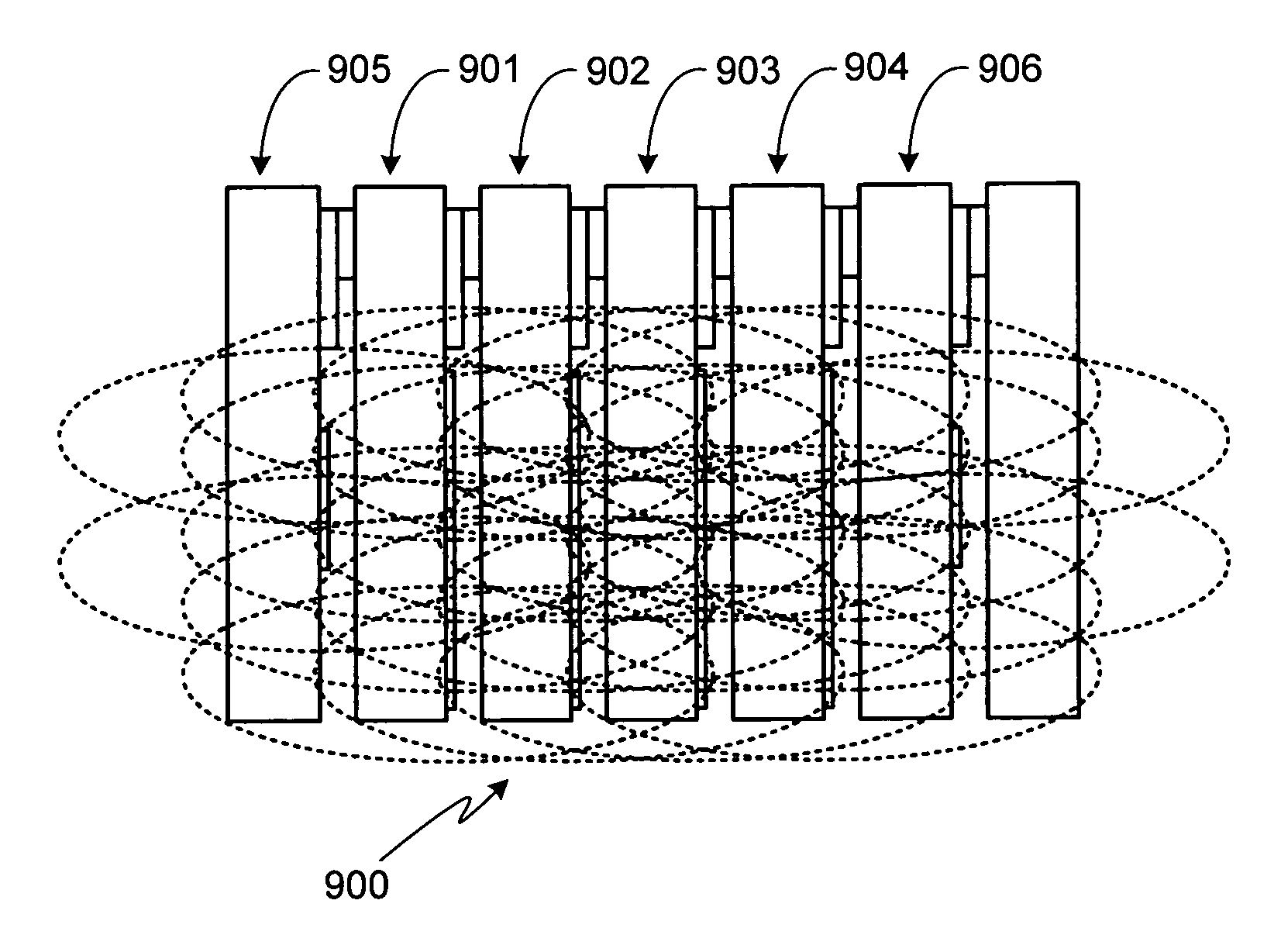 Laser diode stack end-pumped solid state laser