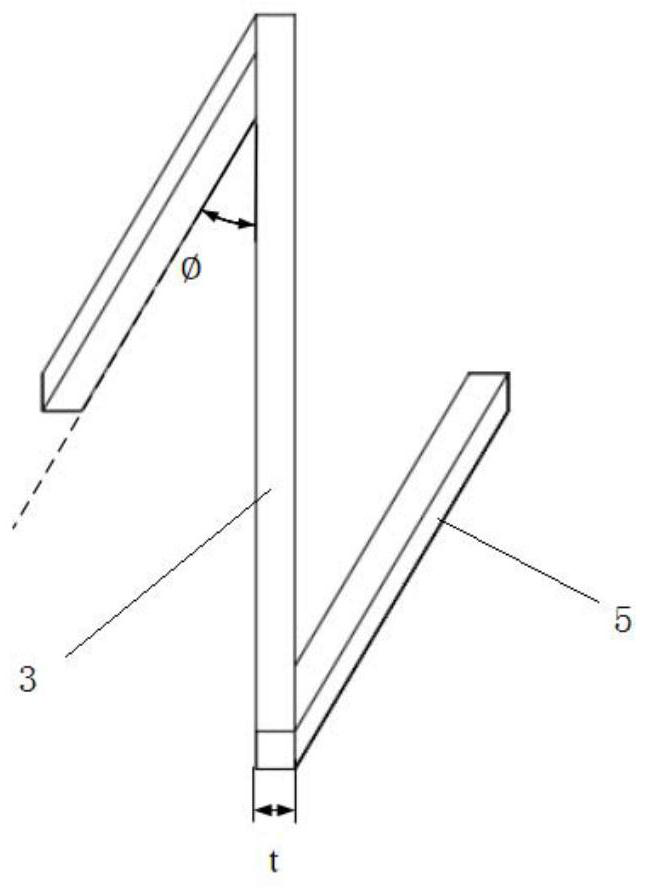 Three-dimensional structure with negative Poisson's ratio characteristic and combination method thereof