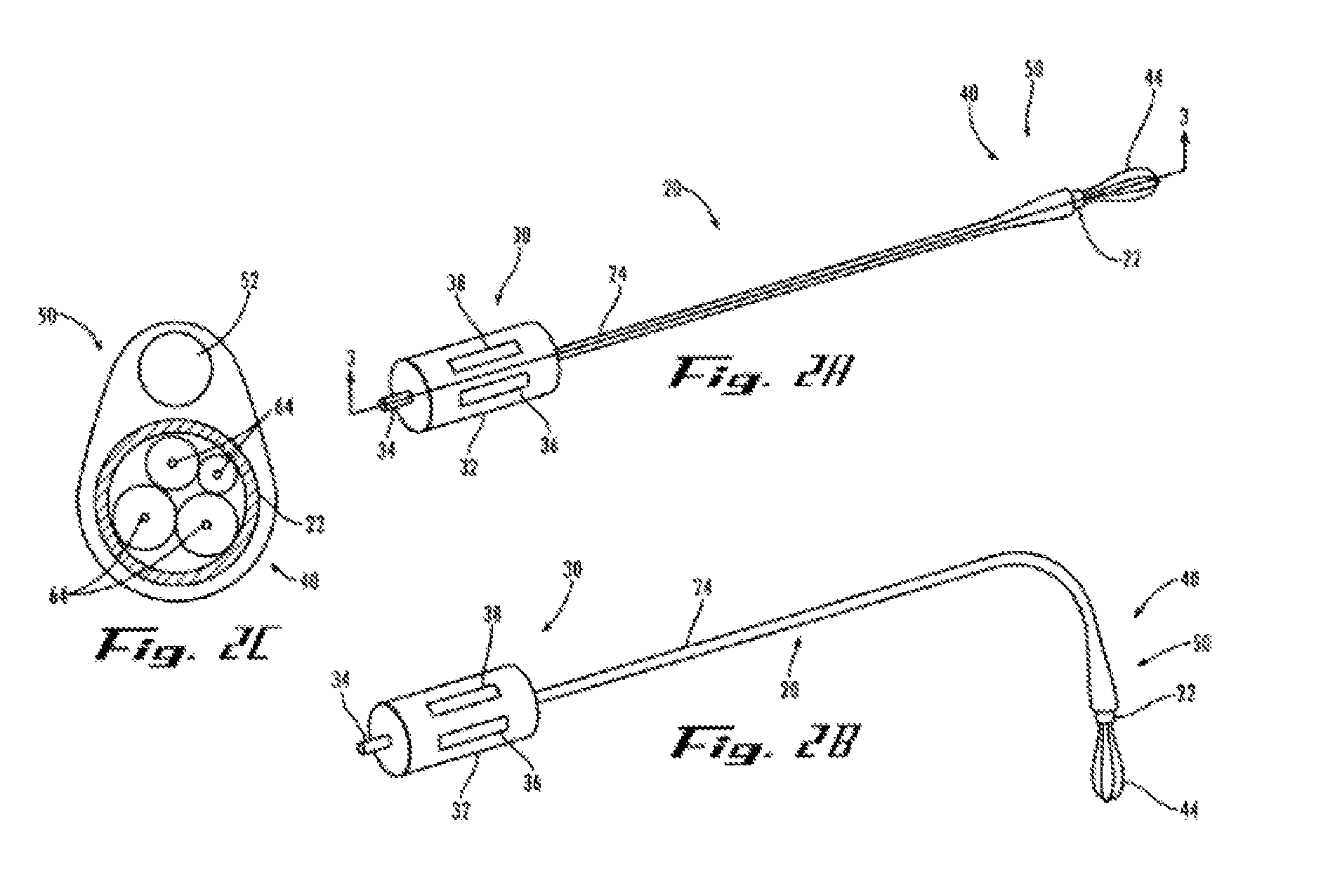 Endoscopic instrument having reduced diameter flexible shaft