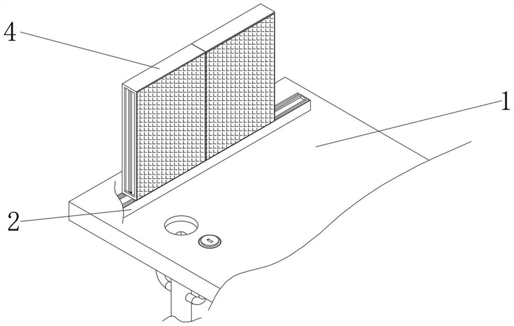 Waterproof and drainage structure for assembled toilet