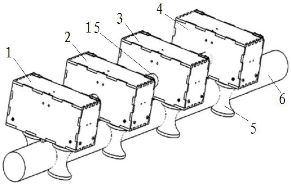 Device for disinfecting environment in corridor