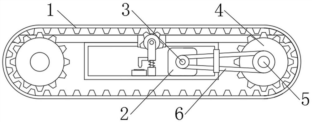 Tightly-connected anti-deviation excavator driving wheel structure