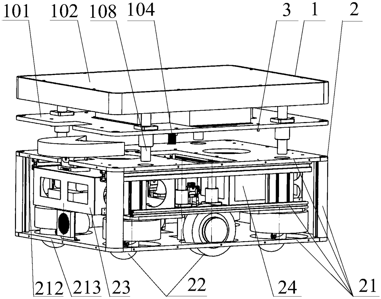 Modularized AGV