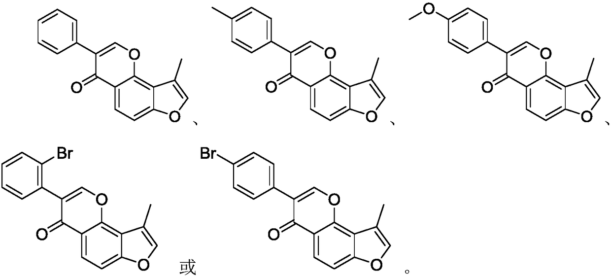 Substituted furan isoflavone derivatives and preparation method thereof