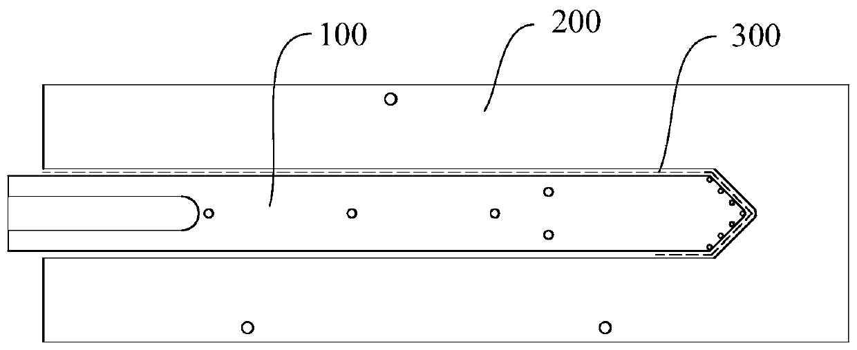 Material moving device and sleeve slit machine