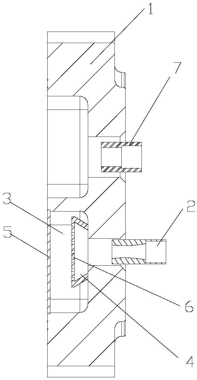 Tube and box structure, shell and tube heat exchanger and air conditioner