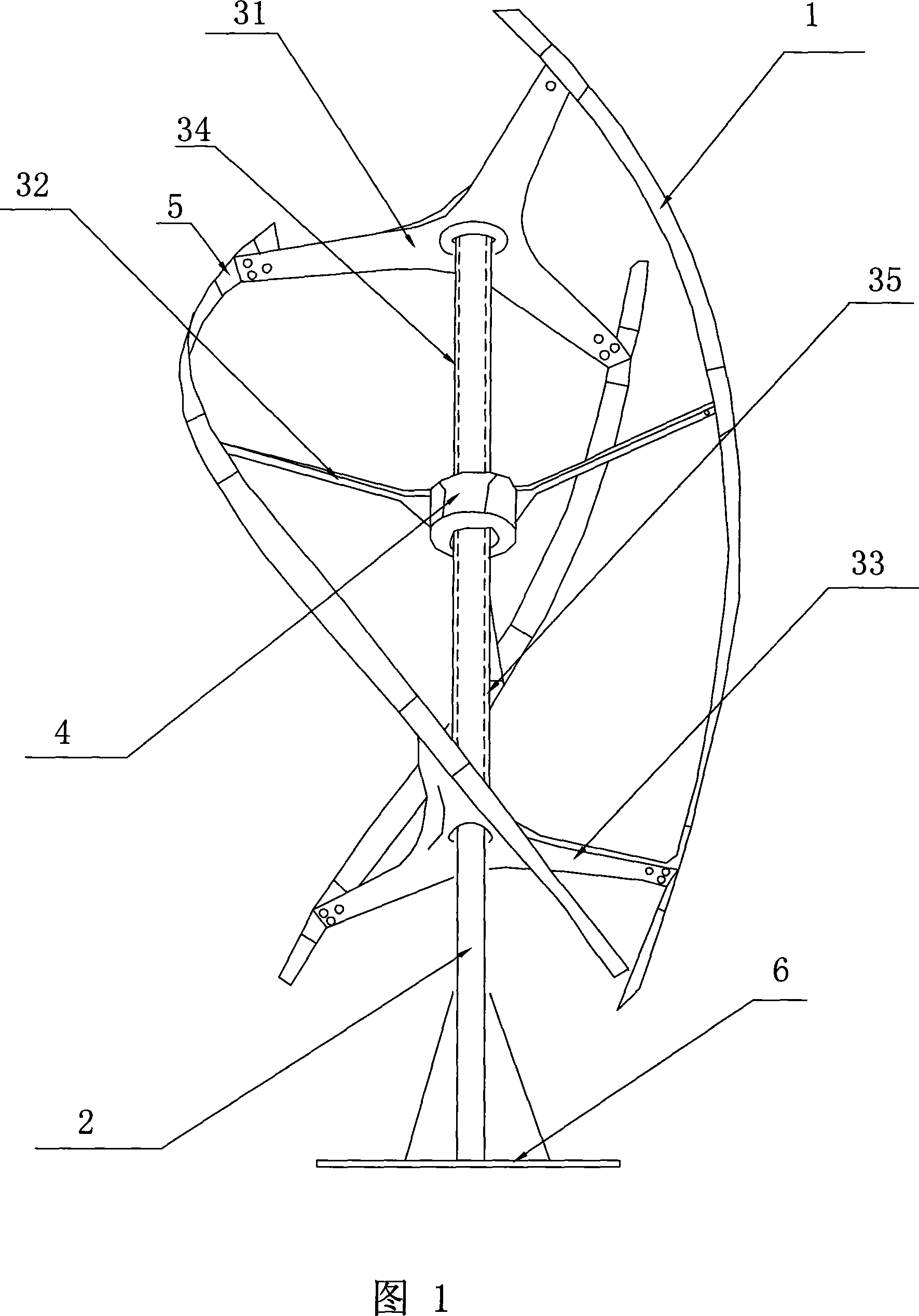 Wind-driven generator