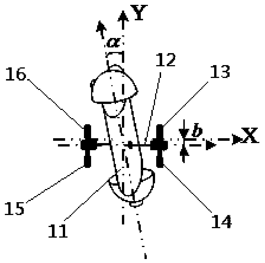 Attitude adjustment platform for two-degree-of-freedom camera and sonar