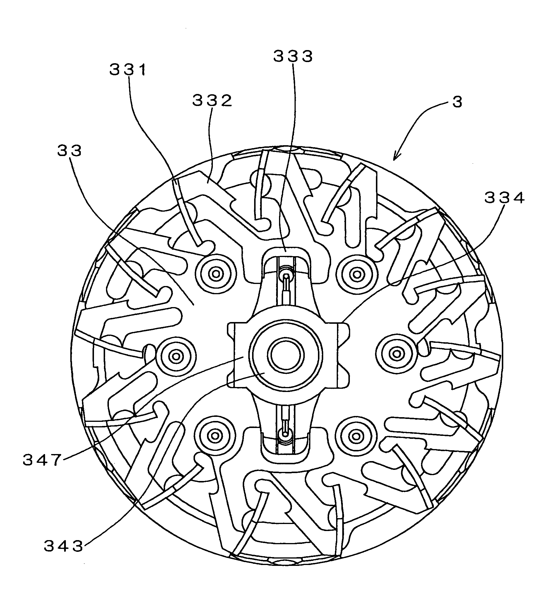 Automotive alternator having cooling fan coupled to rotor shaft