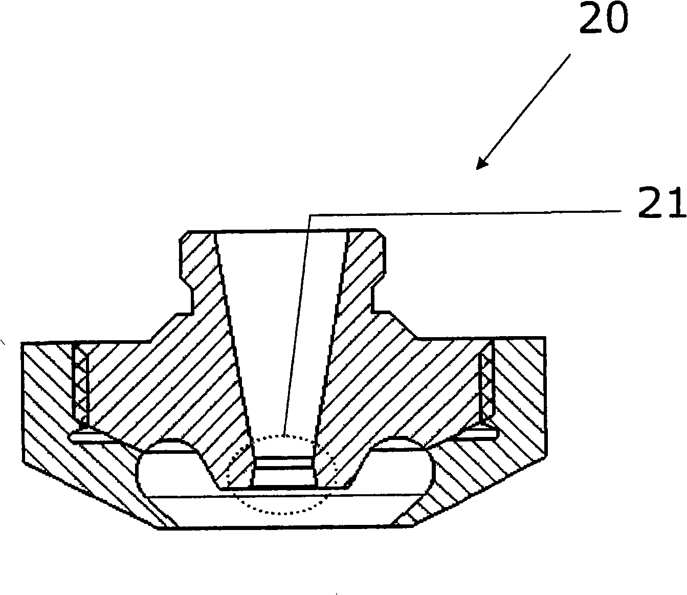 Laser processing nozzle