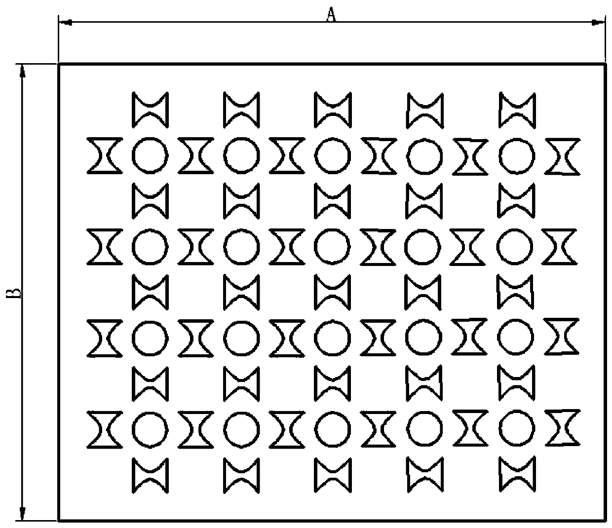 A combined columnar chip enhanced boiling heat transfer microstructure and its manufacturing method