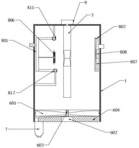 A coating device for improving the color consistency of workpieces