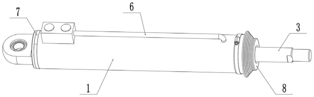 Power-assisted steering oil cylinder with stroke unloading valve