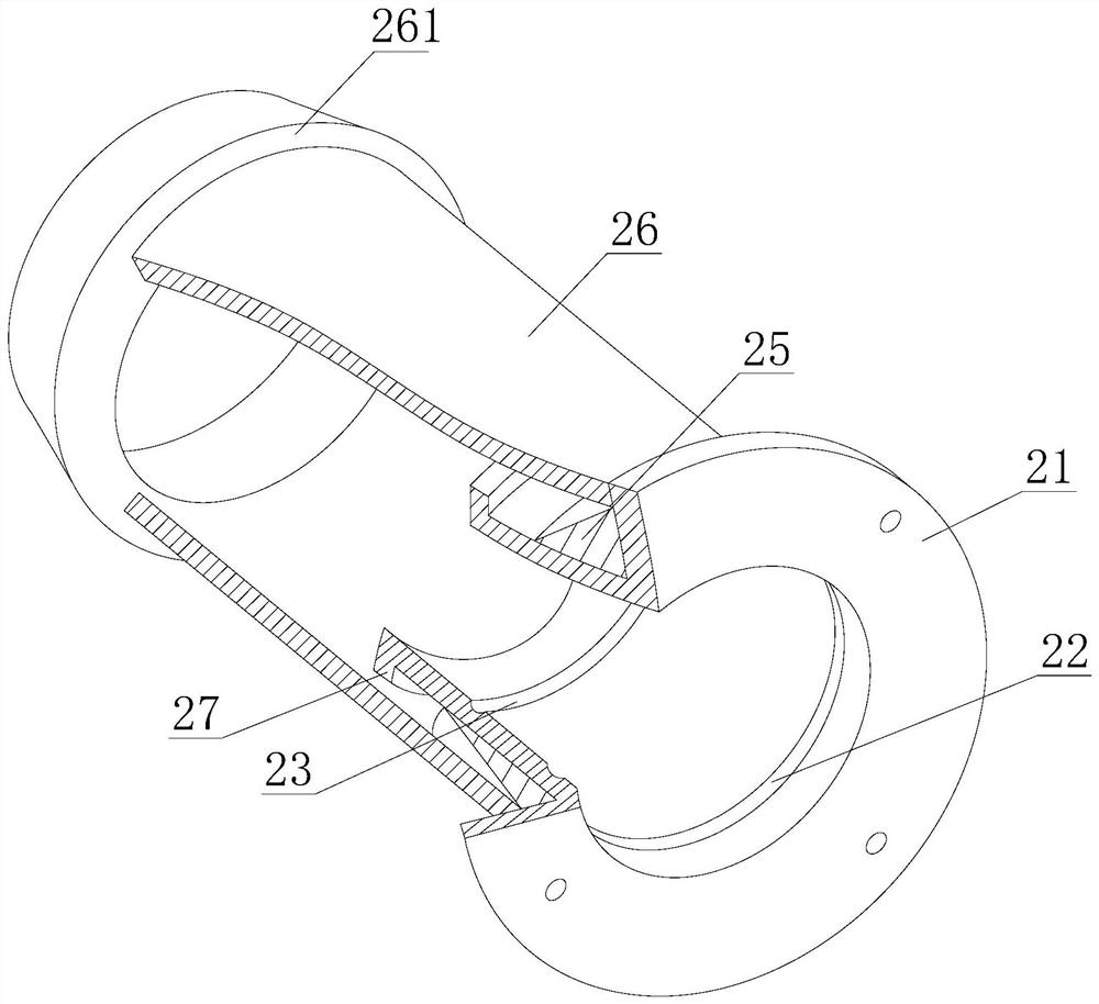 A thrust sleeve compensator for straight pipe and its implementation method