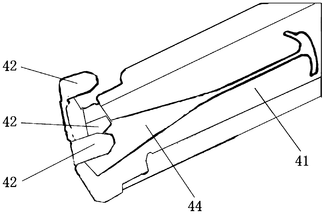 Server cabinet and fastening-free disassembly and assembly sliding installation structure thereof