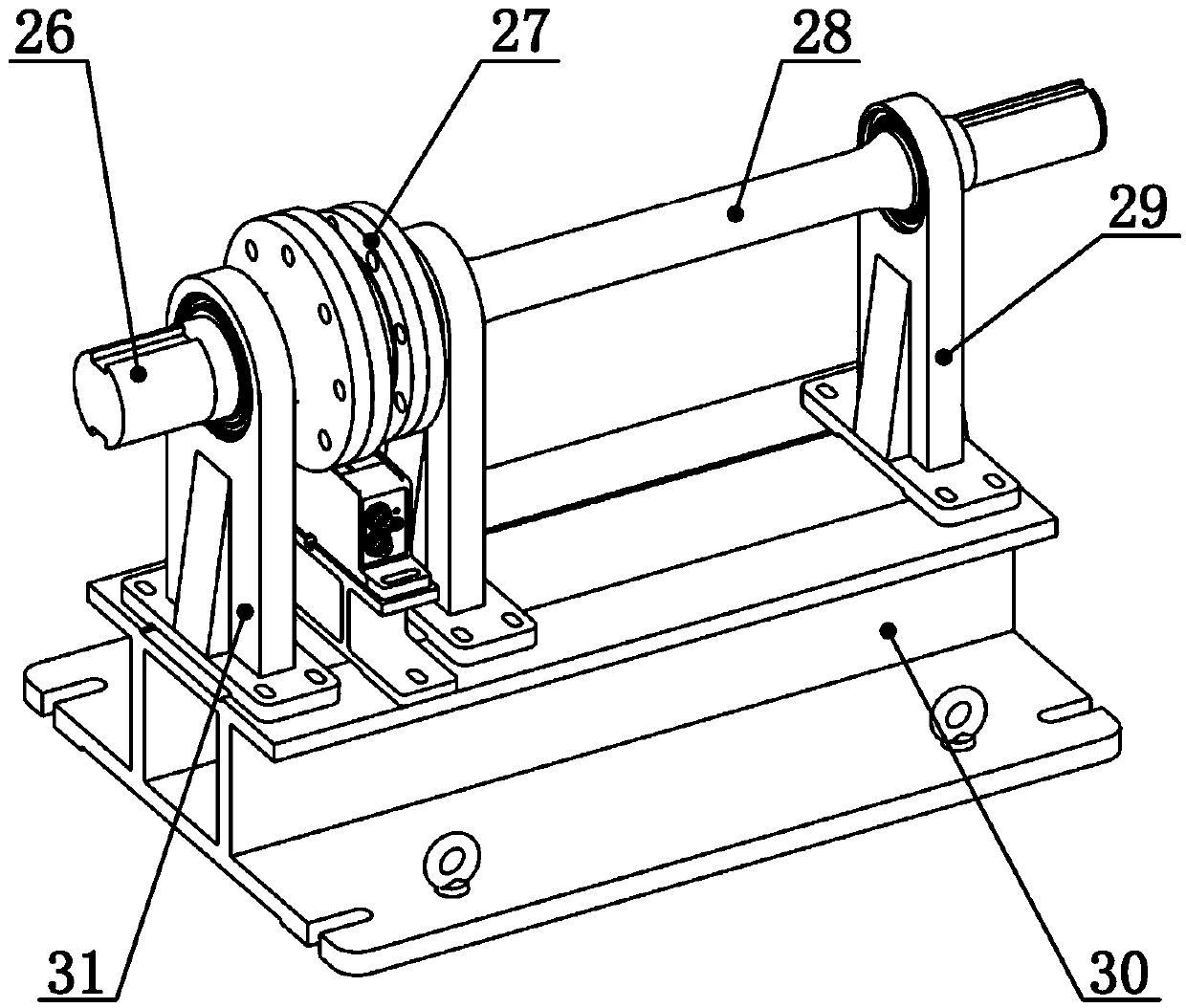 A compound loading device for performance testing of robot joint reducer