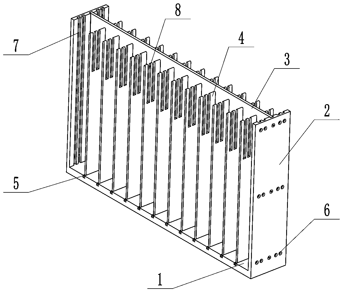 Combined rod-shaped material container