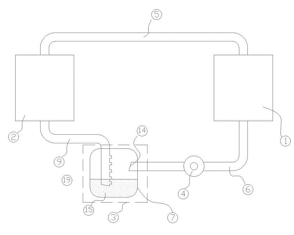 Two-phase flow power heat pipe device