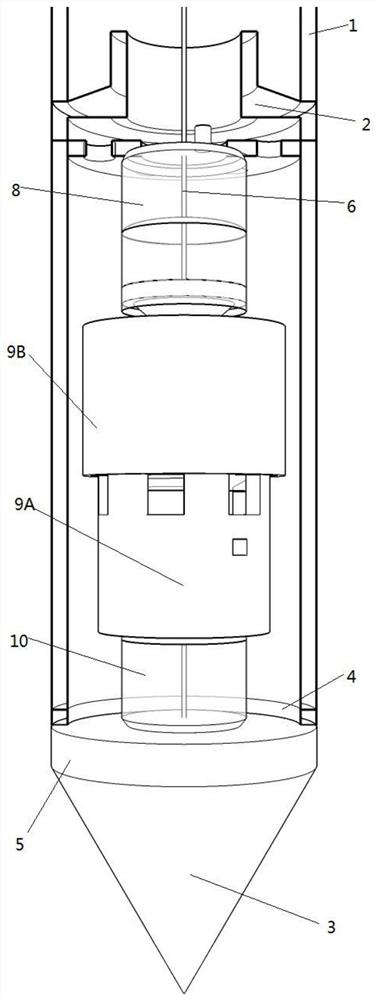 FBG-based full-sea depth self-adaptive high-precision pressure conduction static penetration cone probe