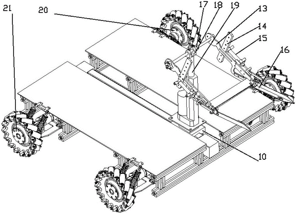 Omni-directional mobile carrying trolley