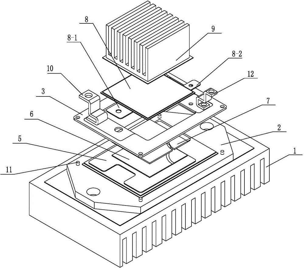 Power module with double radiators