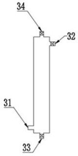 Vacuum grouting device and grouting method for prestress long distance, large diameter and multiple curvature duct