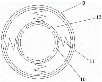 Inner and outer winding coil layered heat dissipation apparatus