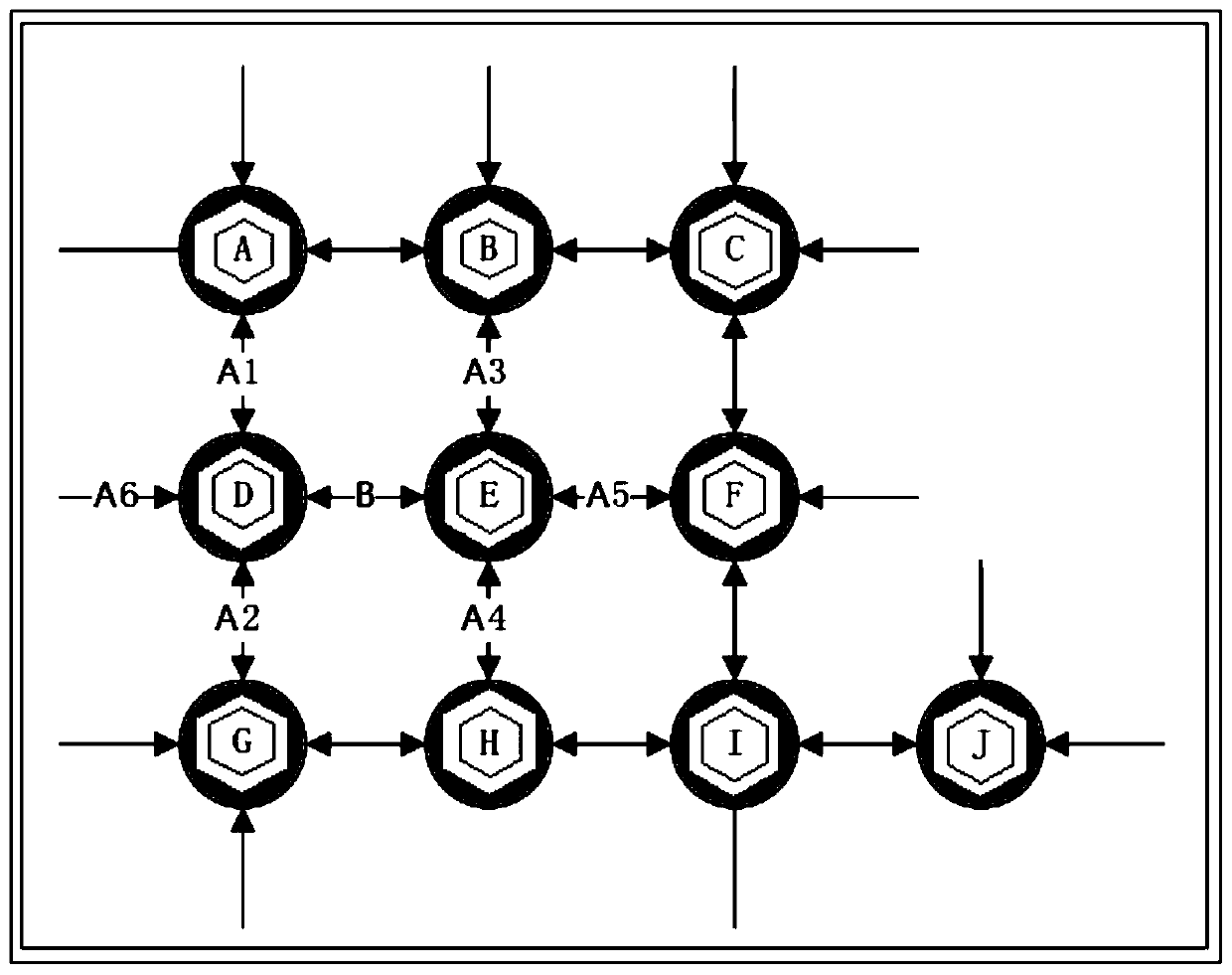 Space-time traffic flow prediction method driven by enhanced hierarchical learning