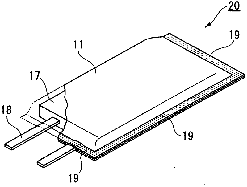 Laminating member for battery package